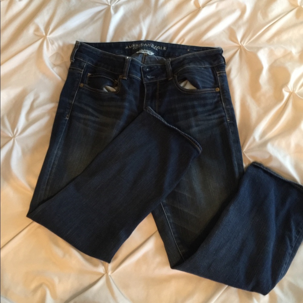 American Eagle cropped jeans